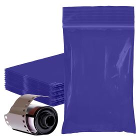 Storage Bags with Zipper, 2x3 Inch Blue Plastic Zip Bags (Pack of 1000)