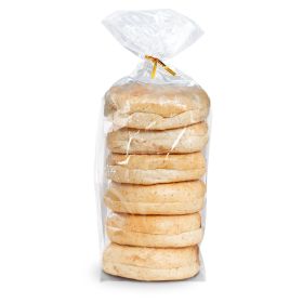 Clear Gusseted Poly Bags (5x4x18in) - 1 Mil Thickness (size: One Size)
